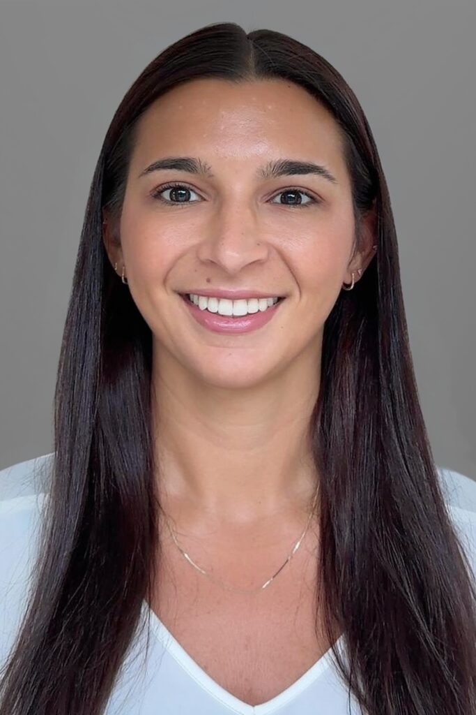 Portrait of Nicolette Kapothanasis, a certified nurse anesthetists, CRNA